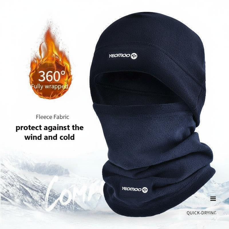 Fitted Windproof Hat and Breathable Windproof Face Mask, Polar Fleece Balaclava Hood for Cycling and Skiing - Stay Warm, Protected, and Comfortable for Outdoor Adventures and Party Events