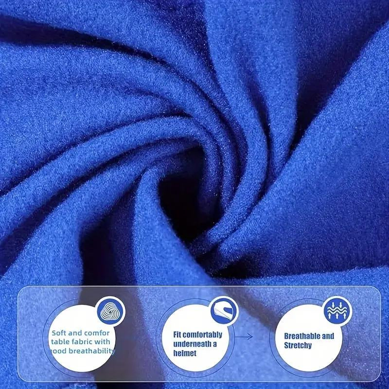 Fitted Windproof Hat and Breathable Windproof Face Mask, Polar Fleece Balaclava Hood for Cycling and Skiing - Stay Warm, Protected, and Comfortable for Outdoor Adventures and Party Events